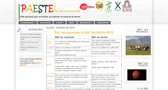 Desktop Screenshot of paestel.fr